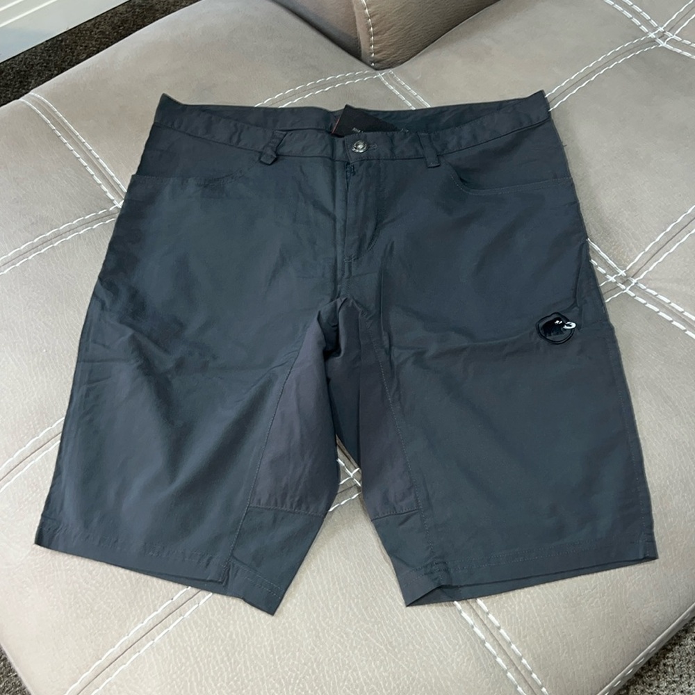Mammut Gray Athletic Shorts Durable Technical Fabric